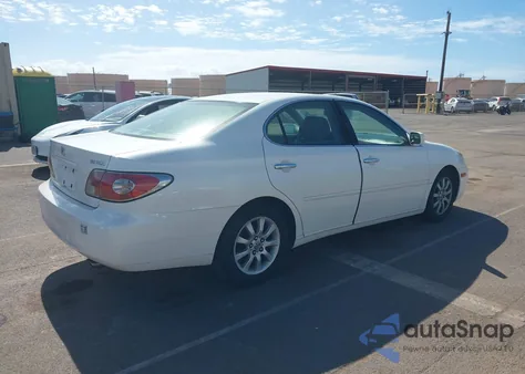 2003 Lexus Es 300 from USA, damaged, VIN JTHBF30G030139490